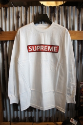 POWELL PERALTA SUPREME L/S T-SHIRT (WHITE)