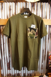 RIPNDIP Lord Nermal Camo Pocket Tee (Army camo)