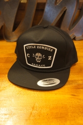 CYCLE ZOMBIES SMILE Snapback Hat (BLACK)