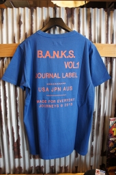 BANKS JOURNAL TUNE TEE SHIRT (COBALT)