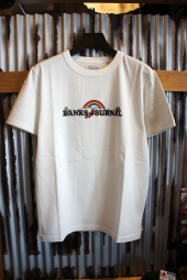 BANKS JOURNAL RAINBOW JOURNAL TEE SHIRT (OFF WHITE)