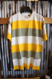 DEUS EX MACHINA Alvaro Stripe Tee (GOLDEN COMBO)