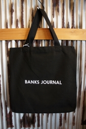 BANKS JOURNAL LABEL TOTE BAG (BLACK)