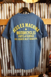 DEUS EX MACHINA Premium Venice Tee (DARK BLUE MARLE)