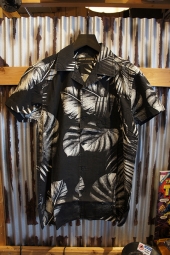 DEUS EX MACHINA Dean Atoll Shirt (GREYSCALE PALMS)