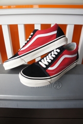 VANS OLD SKOOL 36 DX (ANAHEIM FACTORY)BK/RD