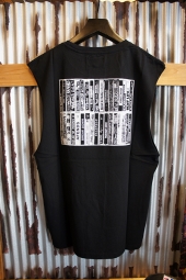 AFENDS Cassette BAND CUT TEE (BLACK)