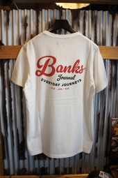 BANKS JOURNAL BROADCAST TEE SHIRT (OFF WHITE)