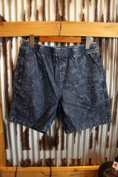 BRIXTON STEADY ELASTIC WAISTBAND SHORT (NAVY-ACID-WASH)