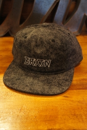 BRIXTON SIMMONS MP SNAPBACK (BLACK-ACID-WASH)