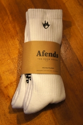 AFENDS Flame 2 Pack Socks (WHITE)