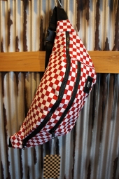 VANS WARD CROSS BODY PACK (RED-WHITE CHECK)