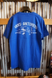 VANS X ANTI HERO ON THE WIRE SS T-SHIRT (ROYAL BLUE)