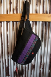 BUMBAG Java Folder Canvan (Black w/Ribbon)