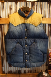 Rocky Mountain Featherbed Co. RANCH DOWN VEST (DENIM-INDIGO UW-)