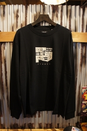 AFENDS No Music LONG SLEEVE TEE (BLACK)