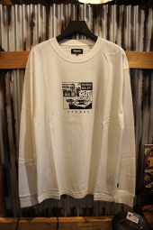 AFENDS No Music LONG SLEEVE TEE (WHITE)