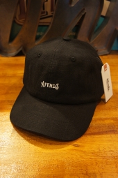 AFENDS Candy HEMP SOFT BRIM 6 PANEL CAP (BLACK)