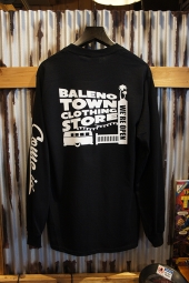 BALENO TOWN CLOTHING STORE ORIGINAL STORE LOGO L/S TEE (BLACK)