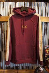 BRIXTON STITH VI HOOD FLEECE (MAROON)