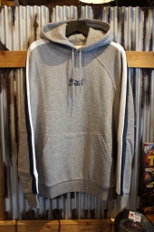 BRIXTON STITH VI HOOD FLEECE (HEATHER GREY)