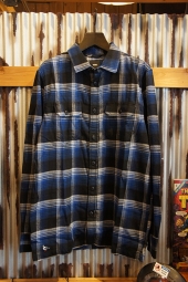 VANS X ANTI HERO WIRED FLANNEL SHIRT (TRUE BLUE-BLACK)