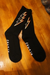 AFENDS Ride The Lightning Socks One Pack (BLACK)
