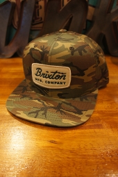 BRIXTON JOLT SNAPBACK CAP (WOODLAND CAMO)