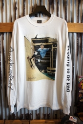 Gnarhunters Begging to be Rad L/S Tee Rob Welsh (WHITE)