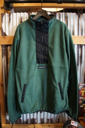 SANTA CRUZ PINLINE CREW NECK 1/2 ZIP SWEATSHIRT (FOREST)