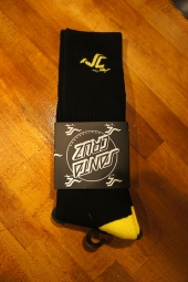 SANTA CRUZ PUSHER SOCKS (BLACK)