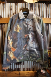 RIPNDIP Fire & Desire Denim Coach Jacket (Multi)