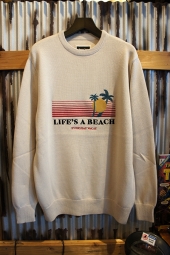 Barney Cools Beach crew knit (Stone)