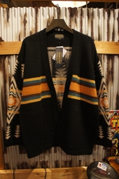 PENDLETON NO COLLAR CARDIGAN (Black)