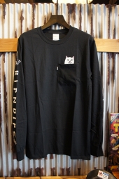 RIPNDIP Lord Nermal Pocket L/S Tee (Black)