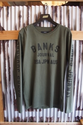 BANKS SEASON L/S TEE SHIRT (COMBAT)