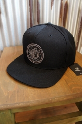 BRIXTON RIVAL SNAPBACK CAP (BLACK/BLACK)