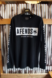 AFENDS Long Block Long Sleeve Tee (Black)