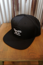 BRIXTON WHEELER SNAPBACK CAP (BLACK)