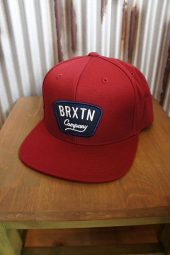 BRIXTON GASTON SNAPBACK CAP (BURGUNDY)