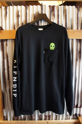 RIPNDIP LORD ALIEN LONG SLEEVE TEE (BLACK)