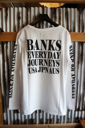 BANKS BRIDGE L/S TEE SHIRT (OFF WHITE)