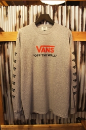 VANS SK8 Sleeve PT. L/S T-Shirts (HEATHER GRAY)