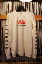 VANS SK8 Sleeve PT. L/S T-Shirts (WHITE)