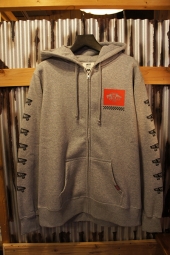 VANS SK8BOX Zip-Up Hooded Sweat (HEATHER GRAY)