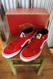 VANS SK8-MID PRO SCARLET/WHITE