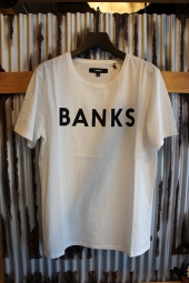 BANKS CLASSIC TEE SHIRT (OFF WHITE)