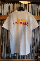 CYCLE ZOMBIES ANIMAL STYLE Premium S/S T-Shirt (WHITE)