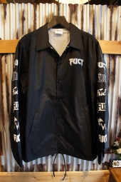 FUCT SSDD MULTI PRINT COACH JACKET (BLACK)