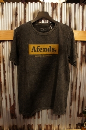 AFENDS Stone Standard Fit Tee (Black Acid)